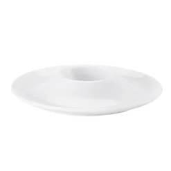 Arzberg Eierbecher mit Ablage "1382 weiß"