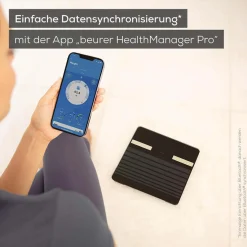 Beurer Diagnosewaage mit Gesundheitswerten + App 