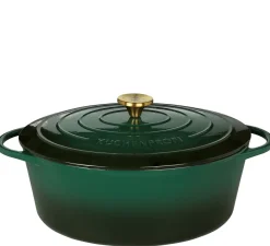 Bratentopf oval 33 cm "Racing green"