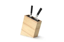 Continenta Messerblock mit flexiblem Einsatz, schräg stehend, 29x9x23cm