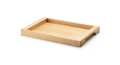 Continenta Tablett, Gummibaum 44x29,5x4 cm
