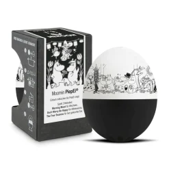 Das Mumin PiepEi / Black & White spielt drei verschiedene Melodien für drei Härtegrade