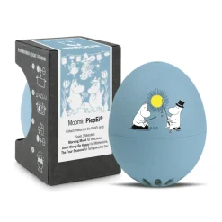 Das Mumin PiepEi / Blau spielt drei verschiedene Melodien für drei Härtegrade