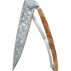 Deejo Taschenmesser Wacholderholz "Jugendstil"