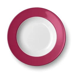 DIBBERN Suppenteller "Solid Color" himbeere