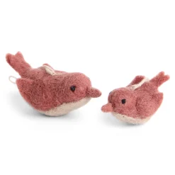 En Gry & Sif 2er Set Vogel Rot