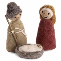 En Gry & Sif Filzfigur "Jesus, Maria und Josef"