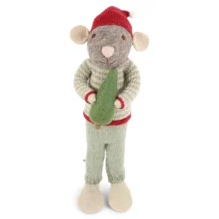 En Gry & Sif Graue Maus mit Baum