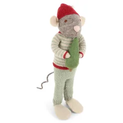 En Gry & Sif Graue Maus mit Baum