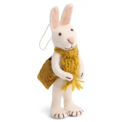 En Gry & Sif Hase mit Schal gelb