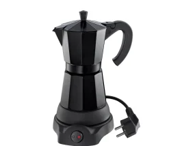 Espressokocher CLASSICO 6T schwarz, elektrisch