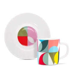 Espressotasse + Unterteller 'Solena'
