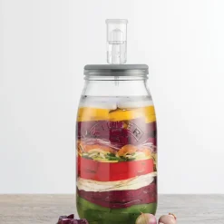 Fermentation-Set, 3 ltr. Einmachglas mit Gärverschluss