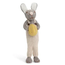 Filz Hase mit Hose und Ei 27cm