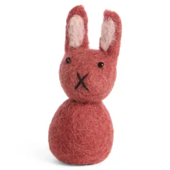 Filzfigur "Hase" klein, rot