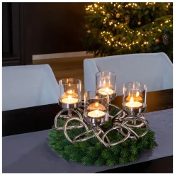 Fink Leuchterkranz mit Glas