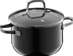 Fusiontec Essential Fleischtopf mit Deckel, 16 cm, Black