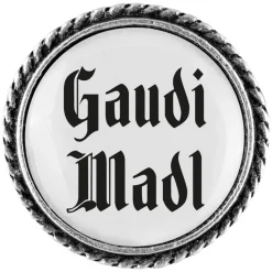 Gaudiknopf Anstecker "Gaudi Madl"