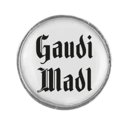 Gaudiknopf Gaudi Madl - Anstecker "Klassiker - schlicht"