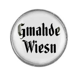 Gaudiknopf Gmahde Wiesn - Anstecker "Klassiker -schlicht"
