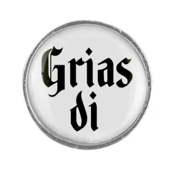 Gaudiknopf Grias di - Anstecker "Klassiker - schlicht"