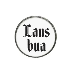 Gaudiknopf 'Lausbua'-Anstecker "Klassiker-schlicht"