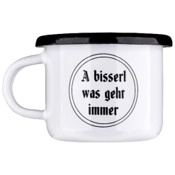 Gaudiknopf Mini-Haferl "A bisserl was geht immer" 50 ml