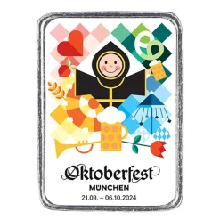 Gaudiknopf Pin Plakatmotiv "Oktoberfest 2024"