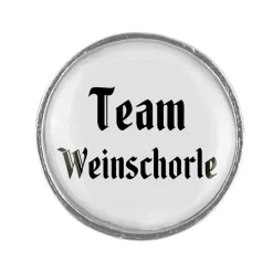 Gaudiknopf Team Weinschorle - Anstecker "Klassik - schlicht"