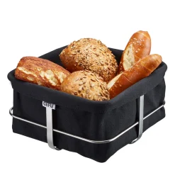 Gefu Brotkorb BRUNCH, eckig, schwarz