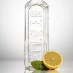 Glasflasche mit Bügelverschluß, eckig, 600 ml