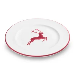 Gmundner Dessertteller Gourmet "Bordeauxroter Hirsch"