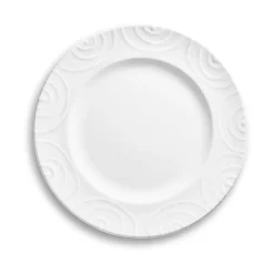 Gmundner Dessertteller Gourmet "Weißgeflammt"