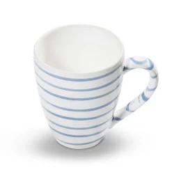 Gmundner Frühstücksbecher "Blaugeflammt"