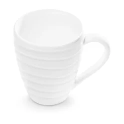 Gmundner Frühstücksbecher Gourmet Max "Weißgeflammt"