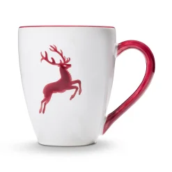 Gmundner Frühstücksbecher Max "Bordeauxroter Hirsch"