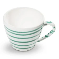 Gmundner Kaffeetasse Gourmet "Grüngeflammt"