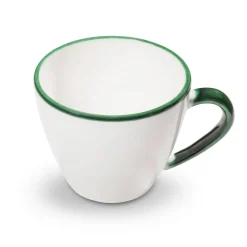 Gmundner Kaffeetasse Gourmet "Grüner Rand"