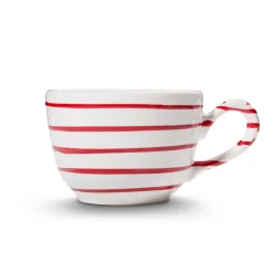 Gmundner Kaffeetasse "Rotgeflammt"