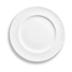 Gmundner Speiseteller Gourmet "Weißgeflammt"