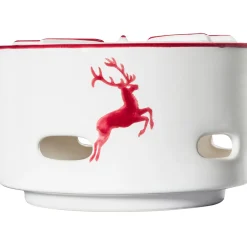 Gmundner Stövchen "Bordeauxroter Hirsch"