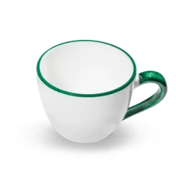 Gmundner Tasse/Tee Maxima 0,4l, "Grüner Rand"