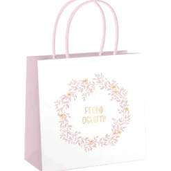 Grafikwerkstatt Geschenktüte klein "Frohe Ostern Blumen"
