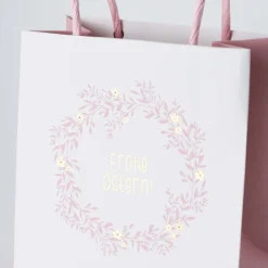 Grafikwerkstatt Geschenktüte klein "Frohe Ostern Blumen"