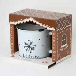 Grafikwerstatt Becher Vintage "Let it snow"