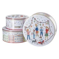 Hutschenreuther 3er Set Plätzchendosen "Weihnachtsleuchten"