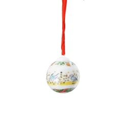 Hutschenreuther Porzellan Minikugel Vogel-Gruppe "Weihnachtsleuchten"