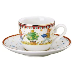 Hutschenreuther 2tlg. Espressotasse "Weihnachtsleuchten"
