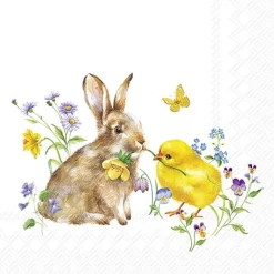 IHR Lunchservietten "Bunny and Chick"
