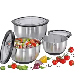 Küchenprofi Schüssel-Set "DELUXE" 3-tlg.